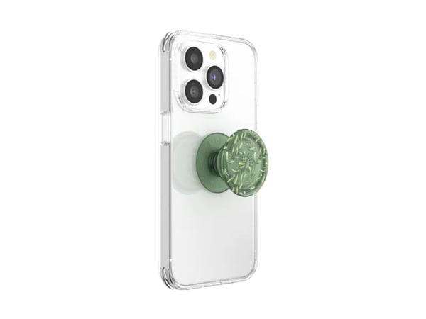 PopSockets 807373, Grepp, Oliv, Blommönster, Universal, 1 styck, 38,8 mm