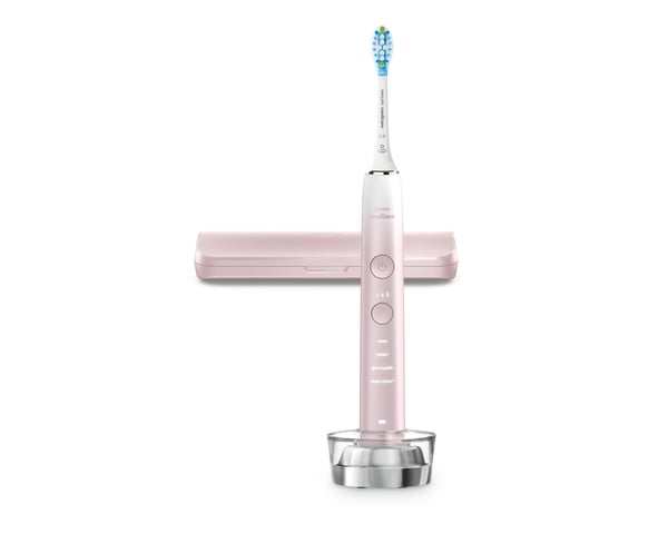 Philips Sonicare DiamondClean 9000 HX9911/84 elektrisk tannbørste, rosa/hvit