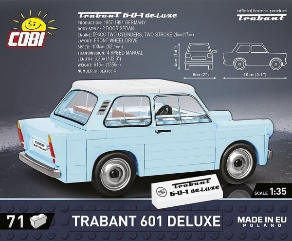 COBI -24516, Byggsats, 6 År, 71 styck