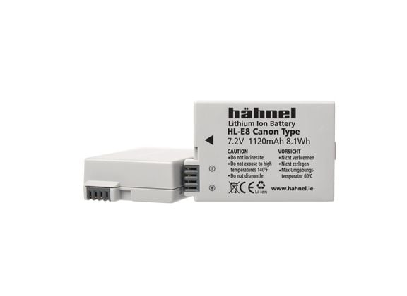 Hahnel HL-E8, Canon, 1120 mAh, 7,2 V, Lithium-Ion (Li-Ion)