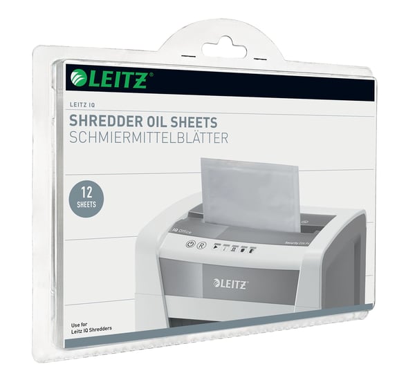Leitz IQ paperisilppurin öljyarkki, 12kpl, Voiteluöljy, Harmaa, Valkoinen, Leitz Office Shredders, 169 mm, 238 mm, 16 mm