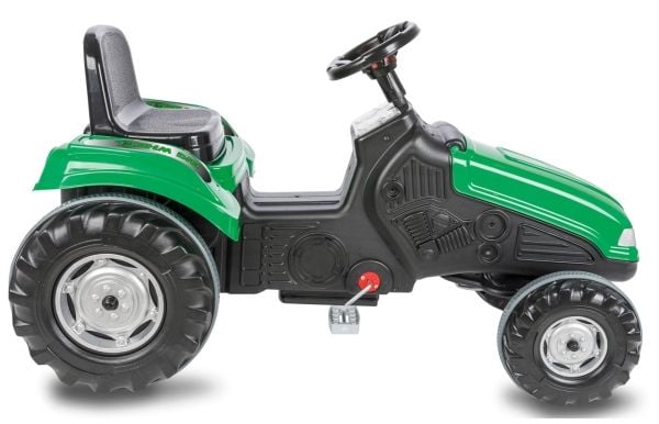 Jamara Pedal Tractor Big Wheel, 3 år, 4 hjul, Sort, Grønn