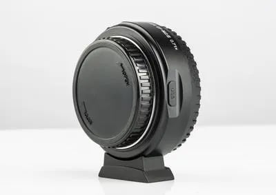 VILTROX EF-M2 II, Canon EF, M4/3, 6,7 cm, Musta, Hopea, 0,71x, 118 g