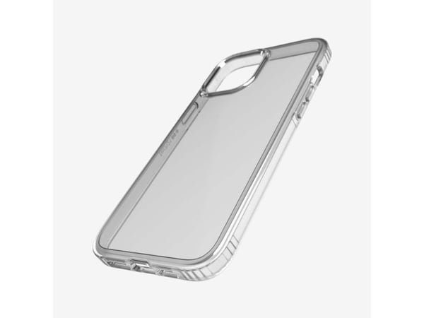 Tech21 Evo Clear - Baksidesskydd för mobiltelefon - klar - för Apple iPhone 12 Pro Max