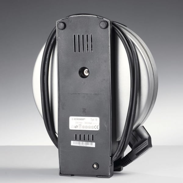 Cloer 0285, 1 våffla/våfflor, Circel, Krom, 15 cm, 1,27 m, 800 W