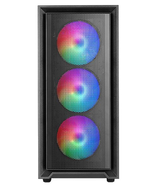 Mars Gaming MC-AIR, Midi Tower, PC, Sort, ATX, Micro ATX, Mini-ITX, Netting, SGCC, Herdet glass, Spilling