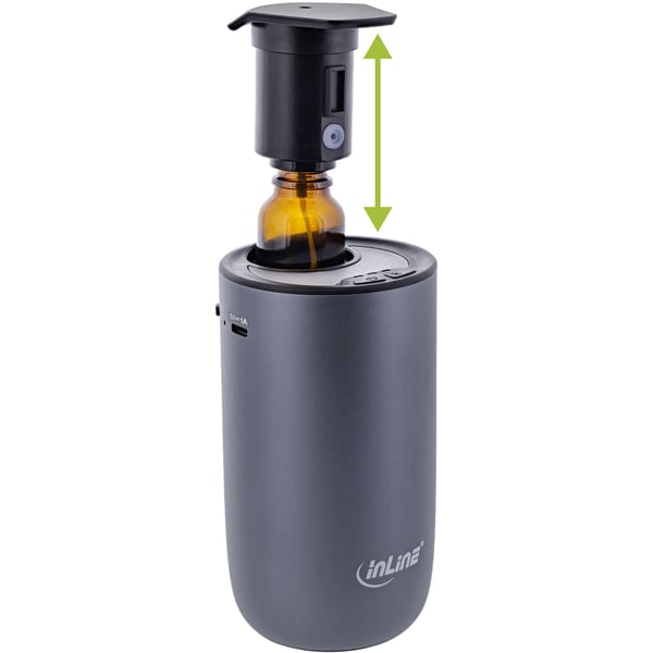 InLine Aroma Diffuusori Home &amp; Car - vedetön - ympäristön valo - ladattava akku (40141)