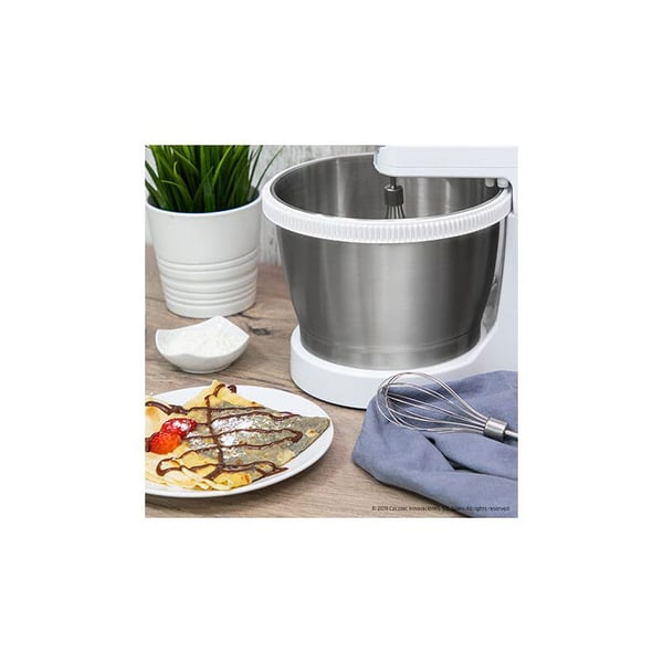 Cecotec PowerTwist 500 Steel, Elektrisk visp, Sølv, Hvit, Vispe, Elte, Miksing, Omrøring, 3,5 l, Rustfritt stål, 500 W