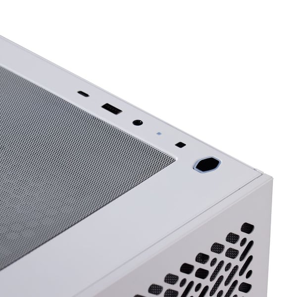 Cooler Master Elite 302 - MT - micro ATX - sidepanel med vindu (herdet glass) - ingen strømforsyning (ATX) - hvit - USB/lyd