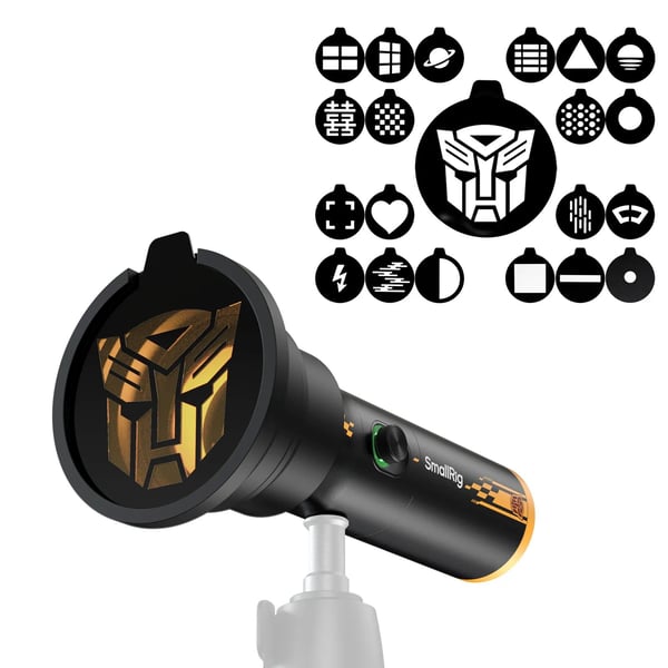 SmallRig 5512 RF 10C LED-videovalo 10 W tarkennettava, BumbleBee Edition