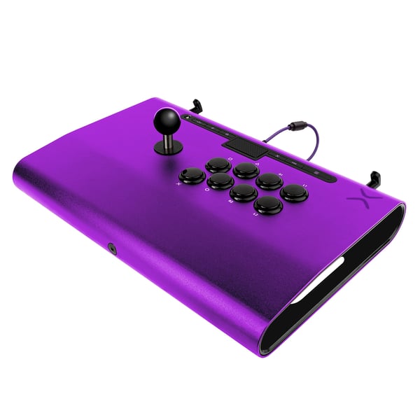 Victrix Pro FS fightstick för PC/PS4/PS5, trådbunden USB, lila
