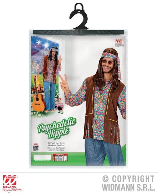 Psykedelisk hippie, man