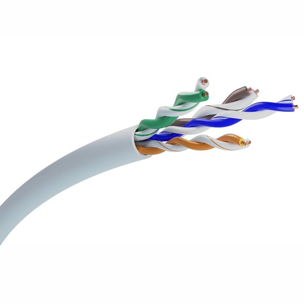 Extralink CAT5E UTP (U/UTP) V2 Intern | Twisted pair nettverkskabel | 50 millioner