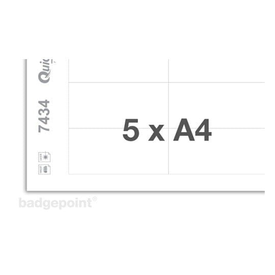 Navneskilt Badgepoint® 80x34 mm, Polar® Classic 35 Medarbejderskiltesæt, skilte med rustfri stålramme, akrylglas og printbare indstik - 20 skilte i...