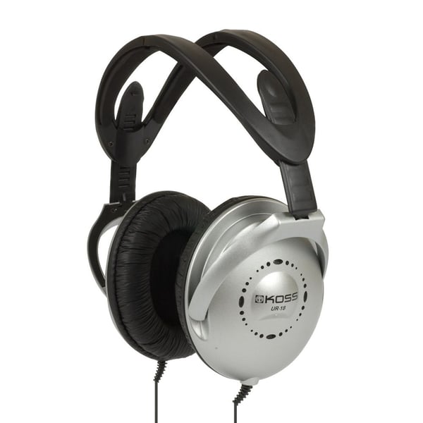 Koss UR18 - Hodetelefoner - full størrelse - 3,5 mm jakk - lydisolerende