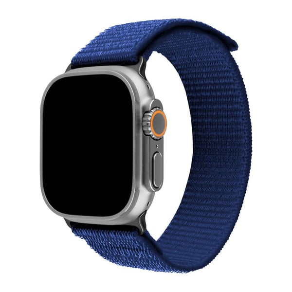 Fast Fast | Sportsrem for Apple Watch Ultra 49mm | 160-210 mm | Mørkeblå | Nylon
