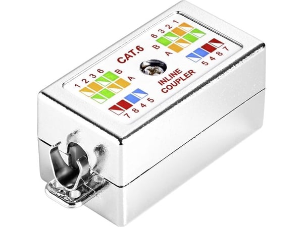 Renkforce RF-4452186 CAT 6 -liitäntärasia, työkaluton