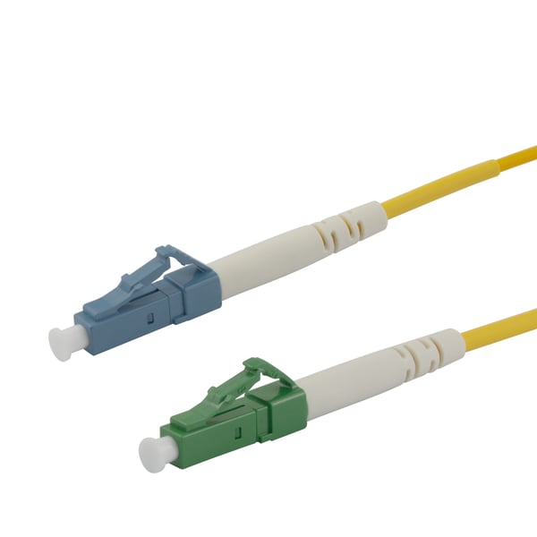 DELTACO - Nettverkskabel - LC/UPC-enkeltmodus (hann) til LC/APC-enkeltmodus (hann) - 2 m - 2 m - fiberoptisk - simpleks - G.657.A2/OS2 - halogenfri...