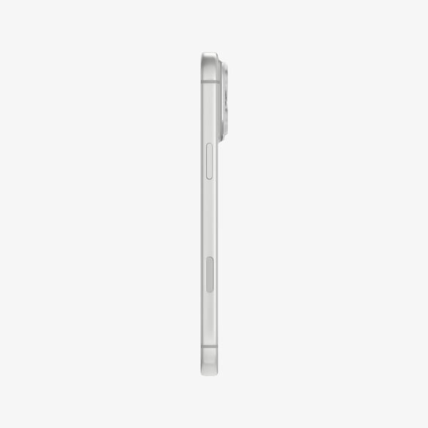 Spigen Optik Pro XL EZ Fit, Apple, iPhone 17 Pro, Dammresistent, Reptålig, Silver, 2 styck