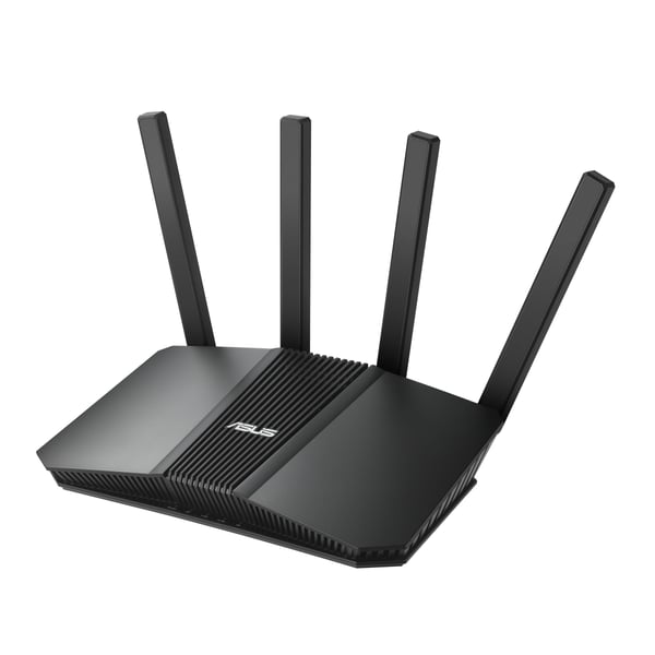ASUS RT-BE55, Wi-Fi 7 (802.11be), Kaksitaajuus (2,4 GHz/5 GHz), Ethernet LAN, musta, Pöytäreititin