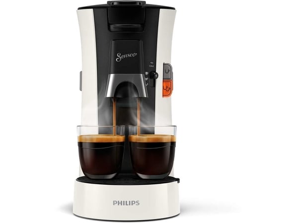 Philips Senseo CSA230/01, Kapselikeitin, 0,9 L, Kahvinappi, 1450 W, Musta, Valkoinen