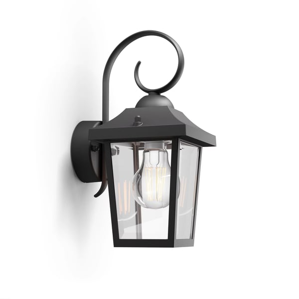 Philips myGarden Buzzard -seinävalaisin 60 W E27 IP44 17236/30/PN, musta