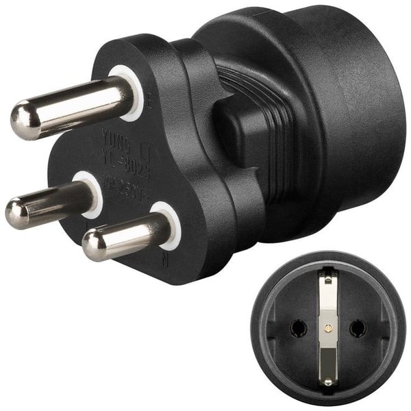 Goobay 95412, Tyyppi F, Tyyppi M, Suora, Suora, 250 V, 10 A