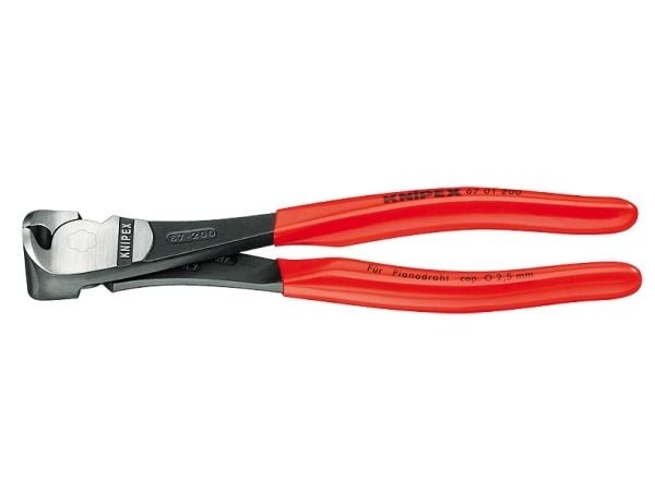 Knipex 67 01 160, Hovtang, Kromvanadiumstål, Plast, Rød, 160 mm, 237 g