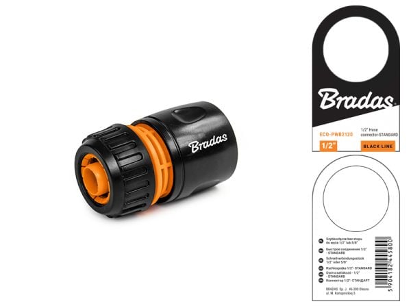 Bradas ECO-PWB2120, Rörkoppling, Droppbevattningssystem, Polen, 1 styck