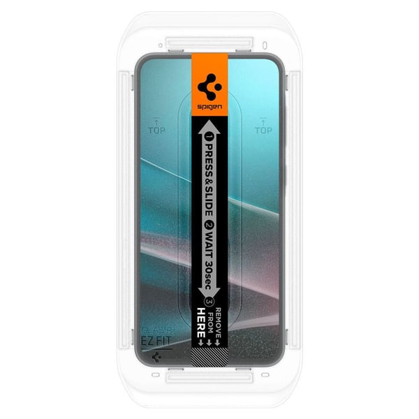 Spigen GLAS.tR EZ Fit, Samsung, Galaxy A36 5G, Naarmuuntumisenkestävä, Läpinäkyvä, 2 kpl
