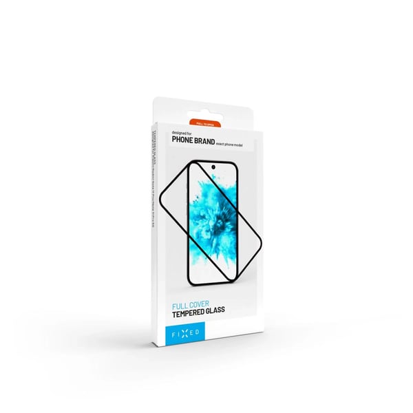 FIXED FIXGFA-1469-BK, Universaali, Xiaomi Redmi 14C/A4 5G/A3 Pro/POCO C75 4G/5G/M7 5G, Naarmuuntumisenkestävä, Likaa hylkivä, Läpinäkyvä, 1 kpl