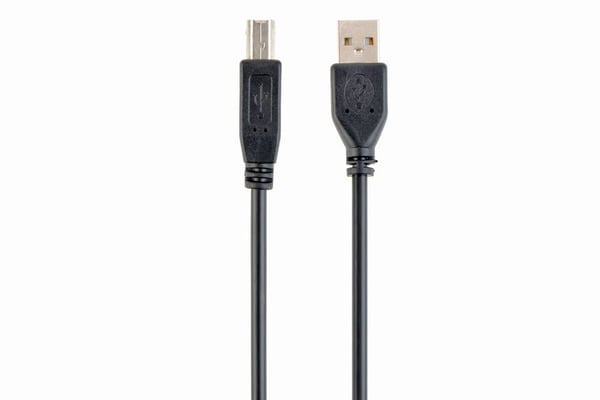 Gembird CCP-USB2-AMBM-15 - USB-kabel - USB typ B (hane) till USB (hane) - 4.5 m - formpressad - svart