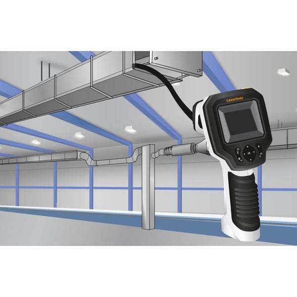 Laserliner VideoScope XXL, 320 x 240 piksler, 8,89 cm (3.5"), 640 x 480 piksler, JPEG, 53°, 1,5x