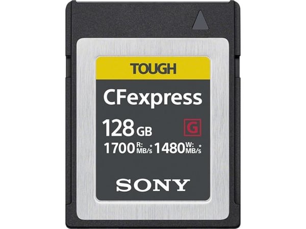 Sony CEB-G128, 128 GB, PC-kortti, 1700 MB/s, 1480 MB/s, Iskunkestävä, Vedenkestävä, Musta