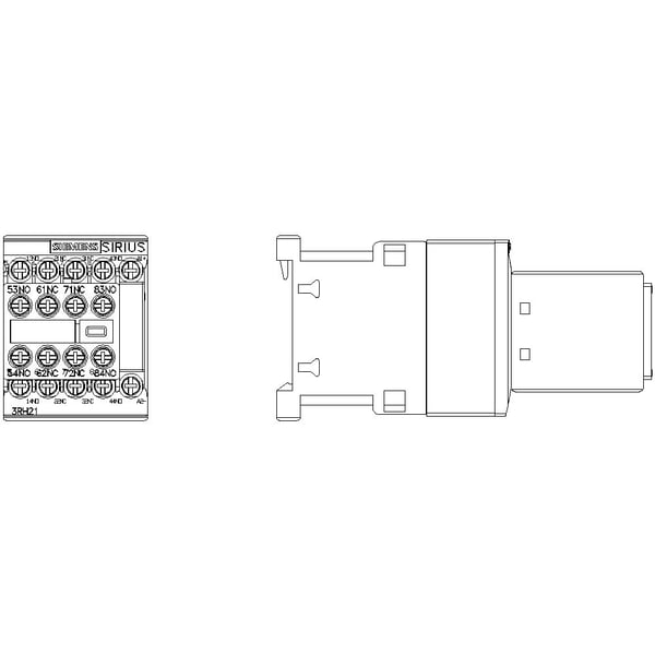 Siemens 3RH2344-1DB40-0KA0, 57,5 mm, 50 mm, 61,5 mm, 120,5 mm, 343 g