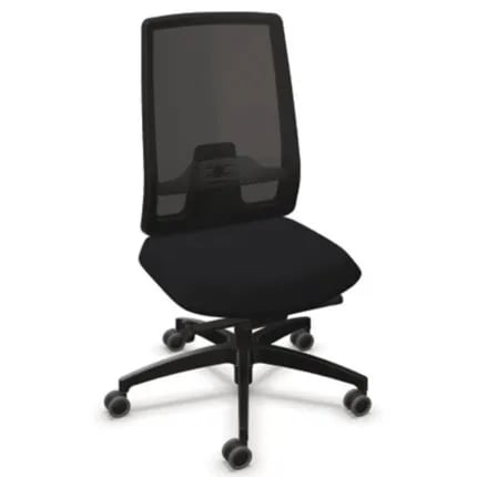 Kontorstol Dauphin Indeed Swivel, mesh ryg, sort