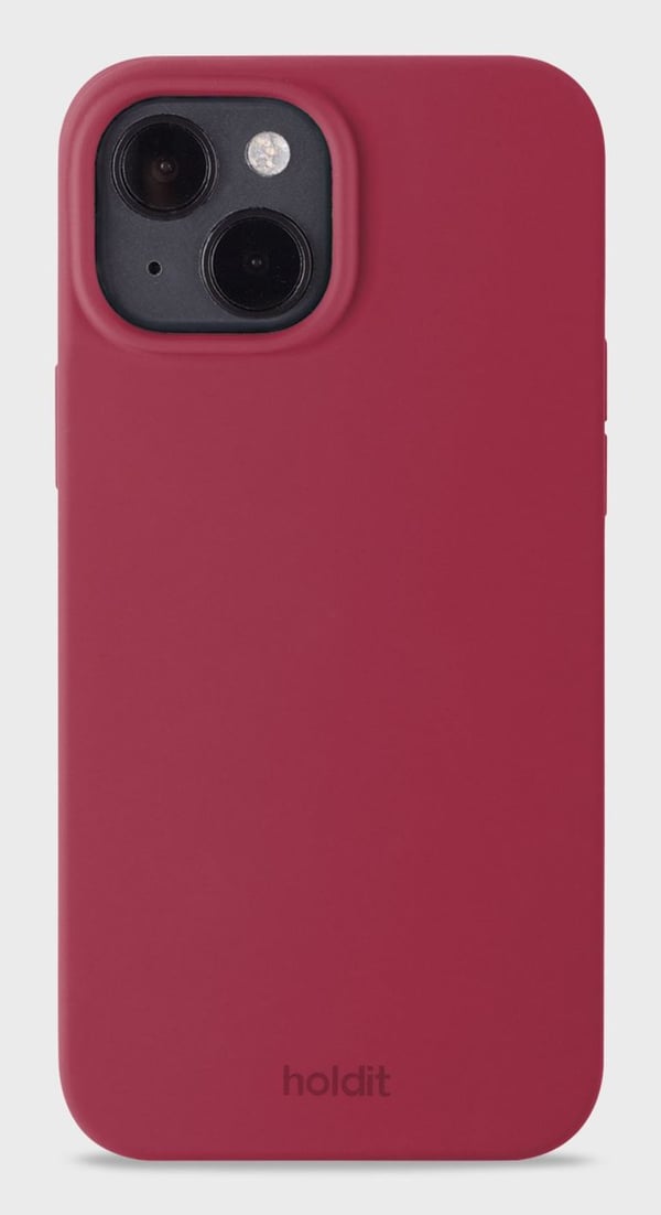 Holdit Silicone Case iPhone 17 Pro Red
