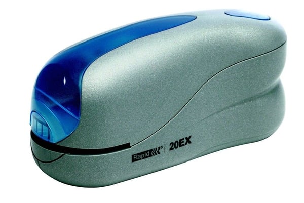 Rapid Fixativ 20EX - Elektrisk stiftemaskin - 20 ark - 24/6, 26/6 - plast, metall