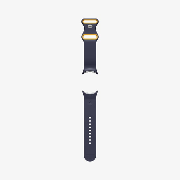 Spigen Nano Pop, Band, Smartklokke, Marineblå, Gult, Google, Pixel Watch 4 (45mm), Silikon