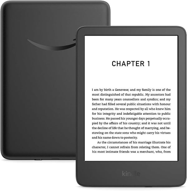 Amazon Kindle - 11. sukupolvi - e-kirjanlukija - 16 GB - 6" yksivärinen - kosketusnäyttö - Bluetooth, Wi-Fi - musta