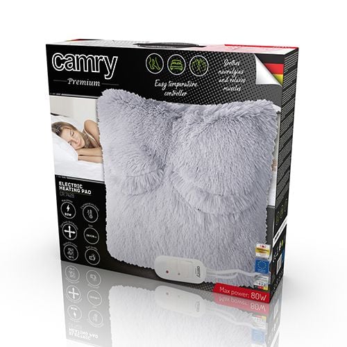 Camry CR 7428 Elektrisk kudde 38x38 cm grå