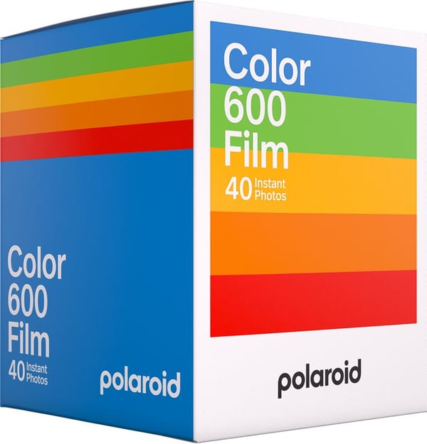 Polaroid - Hurtigvirkende fargefilm - 600 - 8 eksponeringer - 5 kassetter