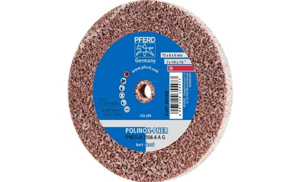 PFERD PNER-H 7506-6 A G, Metalli, 10200 rpm, 7,5 cm, 6 mm, 5 stk