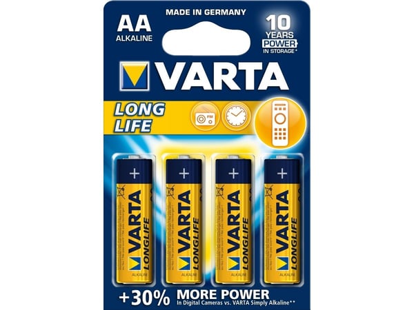 Varta Longlife Extra - Batteri 4 x AA-type - Alkalisk