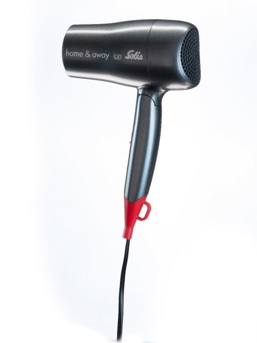 Solis Home & Away 3791 hårføner 1800 W 110-230 V, svart og rød