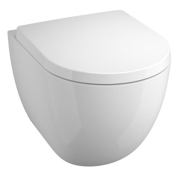 Væghængt toilet - inkl. sæde