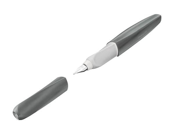 Pelikan 822220, Grå, Fyllesystem med patron, Assorterte farger, Rund spiss, Medium, Ambidekstriøs