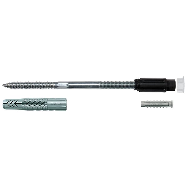 Fischer 514257, Skrue- og veggpluggsett, Murstein, Betong, M10, 1,2 cm, 26 cm, 20 stykker