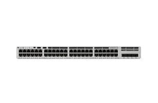 Cisco Catalyst 9200L - Network Essentials - switch - L3 - 48 x 10/100/1000 (PoE+) + 4 x Gigabit SFP (opplink) - rackmonterbar - PoE+ (370 W)