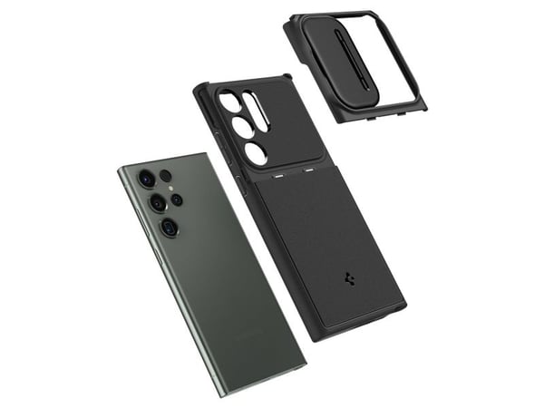 Spigen ACS05639, Etui, Samsung, Galaxy S23 Ultra, 17,3 cm (6.8"), Sort